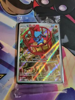 Pokemon RIOLU MEP 010- Mega Evolution - ILLUSTRATION RARE PROMO - Sealed - Image 1