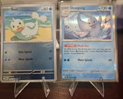 Pokemon Holo Seel and Dewgong Perfect Order Evolution line - Image 1
