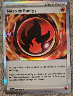 NITRO R ENERGY 086/086 CRI Rare Holo NM/M Pokemon - Image 1