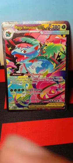 Mega Venusaur EX SIR 177/132 Mega Evolution English pokemon TCG Near Mint Card - Image 1
