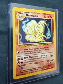 Pokemon TCG Ninetales Base Set Holo Rare 12/102 1999 Wizards English - Image 2