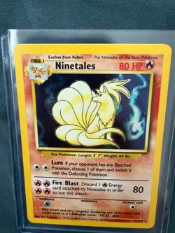 Pokemon TCG Ninetales Base Set Holo Rare 12/102 1999 Wizards English - Image 3