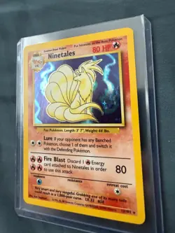 Pokemon TCG Ninetales Base Set Holo Rare 12/102 1999 Wizards English - Image 4