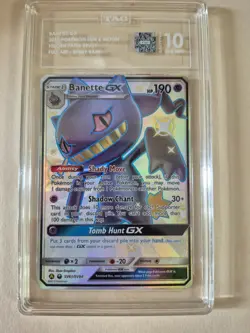 Pokemon TAG 10 Hidden Fates: Shiny Vault Full Art Banette GX SV61/SV94 - Image 1