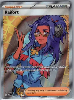 Raifort 142/131 Full Art Trainer - Prismatic Evolutions - Pokemon Card - NM - Image 1