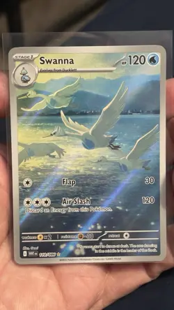 Pokemon TCG Swanna 110/086 Sv11w: White Flare Holo Illustration Rare - Image 1