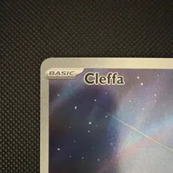 Pokemon Cleffa 202/197 Illustration Rare Full Art Holo SV03 Obsidian Flames EN - Image 2