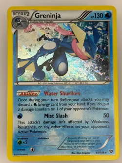 Greninja 41/146 Holo NM/M R XY Pokemon - Image 1