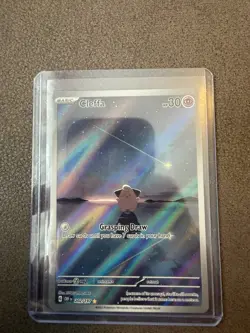 Pokemon TCG Cleffa 202/197 SV03 Obsidian Flames IR Holo English 30 HP - Image 1