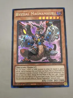 Yugioh! Bystial Magnamhut MP23-EN157 Secret Rare 1st Edition LP - Image 2