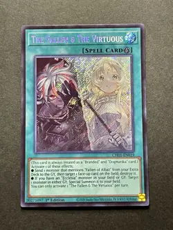 The Fallen & The Virtuous | CH01-EN019 | Secret Rare | NM | 1st Ed | YuGiOh! - Image 1
