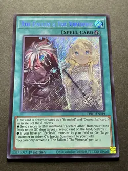 The Fallen & The Virtuous | CH01-EN019 | Secret Rare | NM | 1st Ed | YuGiOh! - Image 3