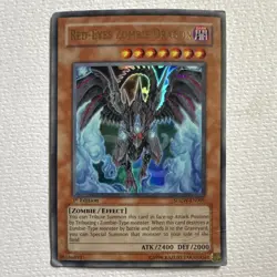 Yu-Gi-Oh! Red-Eyes Zombie Dragon Effect Ultra Rare Foil 1st Ed SDZW-EN001 - Image 1