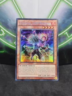 Yugioh Elemental Hero Blazeman WSUP-EN032 Prismatic Secret Rare 1st Edition NM - Image 1