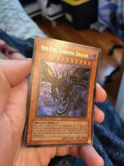 Yugioh Red-Eyes Darkness Dragon SD1-EN001 1st Ultra Rare - Image 2