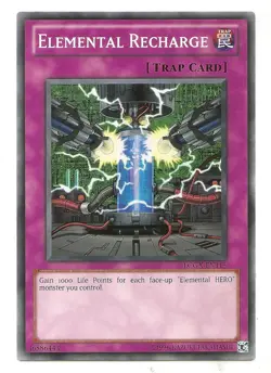 Elemental Recharge LCGX-EN115 Yu-Gi-Oh Card (Unl) New - Image 1