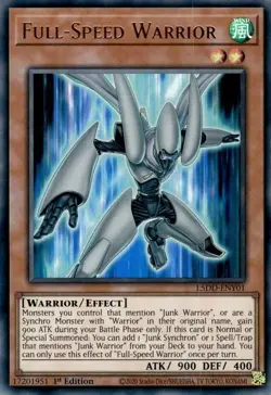 Yugioh! Full-Speed Warrior - L5DD-ENY01 - Ultra Rare - 1st Edition Near Mint, En - Image 1