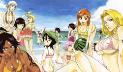 Bleach Girls Hot TCG Playmat & Office Mousepad |cartoon TCG | Yu-Gi-Oh | Magic - Image 1