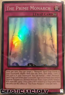YUGIOH The Prime Monarch - OP02-EN013 - Super Rare NM - Image 1