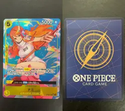Nami (Parallel) OP08-106 Super Rare Two Legends [OP-08] One Piece NM Japanese - Image 3