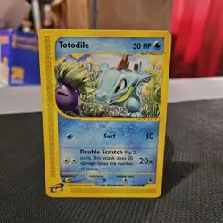 Totodile Pokemon TCG Expedition Base Set Common Card #134/165 - Image 1