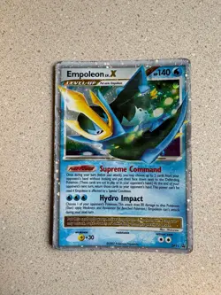 Pokemon card - Empoleon LV.X #DP11 Black Star Promo 2007- Holo - Image 1