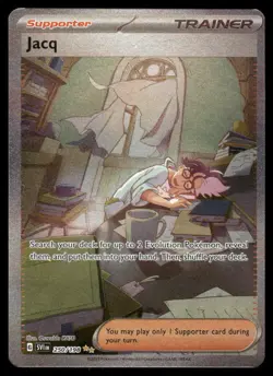 Pokemon Cards Jacq 250/198 Scarlet & Violet Special Illustration Rare NM *2 - Image 1