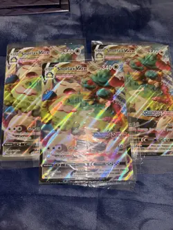 Pokemon Snorlax VMAX Jumbo Card 142/202 - Image 1