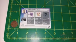 Pokemon Battle E Card Gentleman Nils Sapphire & Ruby Version - ID 129-B001 - Image 2