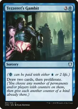 Tezzeret's Gambit - Medium Play MTG Commander Anthology Volume II - Image 1
