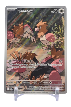 Spearow 151/132 Mega Evolution Promo Rare Reverse Holo Pokemon Card NM - Image 1