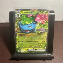 Venusaur ex 001/142 Stellar Crown Stamped Promo Pokemon Card - Image 1