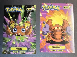 PARAS X PARASECT LOT - POKEMON KANTO CARDS TOP POKEDEX CCG FOIL - Image 1
