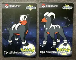 HOUNDOUR X HOUNDOOM LOT - POKEMON JOHTO COLLECTOONS POKEDEX CCG CARDS - Image 1