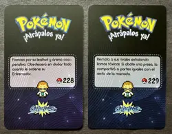 HOUNDOUR X HOUNDOOM LOT - POKEMON JOHTO COLLECTOONS POKEDEX CCG CARDS - Image 2