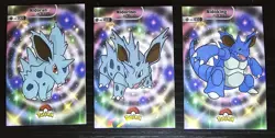NIDORAN X NIDORINO X NIDOKING LOT - POKEMON CARD DATABASE SHINY HOLO - Image 1