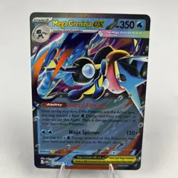 Mega Greninja Ex 022/086 NM Pokemon Chaos Rising Pokemon Card Double Rare - Image 1