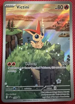 Victini 208 Sv: Scarlet & Violet Promo Cards Holo Pokemon NM - Image 1