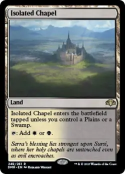 Isolated Chapel -Foil Near Mint MTG Dominaria Remastered - Image 1
