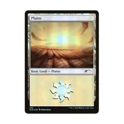 WOTC MtG Magic the Gathering Plains (542) (P) (Foil) EX - Image 1