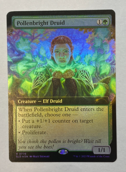 MTG - Secret Lair - Pollenbright Druid - FOIL - NM - Image 1