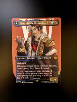 MTG Final Fantasy English Emet-Selch, Unsundered Borderless 0394 Non-Foil - Image 1