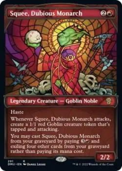 Squee, Dubious Monarch (Showcase) -Foil Near Mint MTG Dominaria United - Image 1