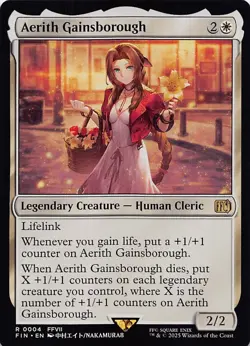 Aerith Gainsborough FIN 4 Normal English NM - MTG - Image 1