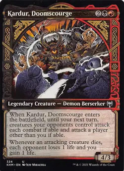 Kardur, Doomscourge (Showcase) KHM 324 regular English NM - MTG - Image 1