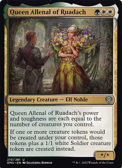 Queen Allenal of Ruadach DMU 210 Normal English NM - MTG - Image 1