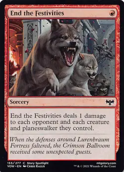 End the Festivities VOW 155 Normal English NM - MTG - Image 1