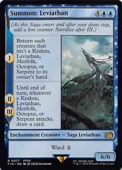 Summon: Leviathan FIN 77 Normal English NM - MTG - Image 1