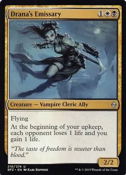 Drana's Emissary BFZ 210 regular English NM - MTG - Image 1