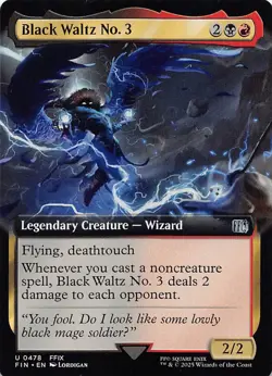 Black Waltz No. 3 (Extended Art) FIN 478 regular English NM - MTG - Image 1